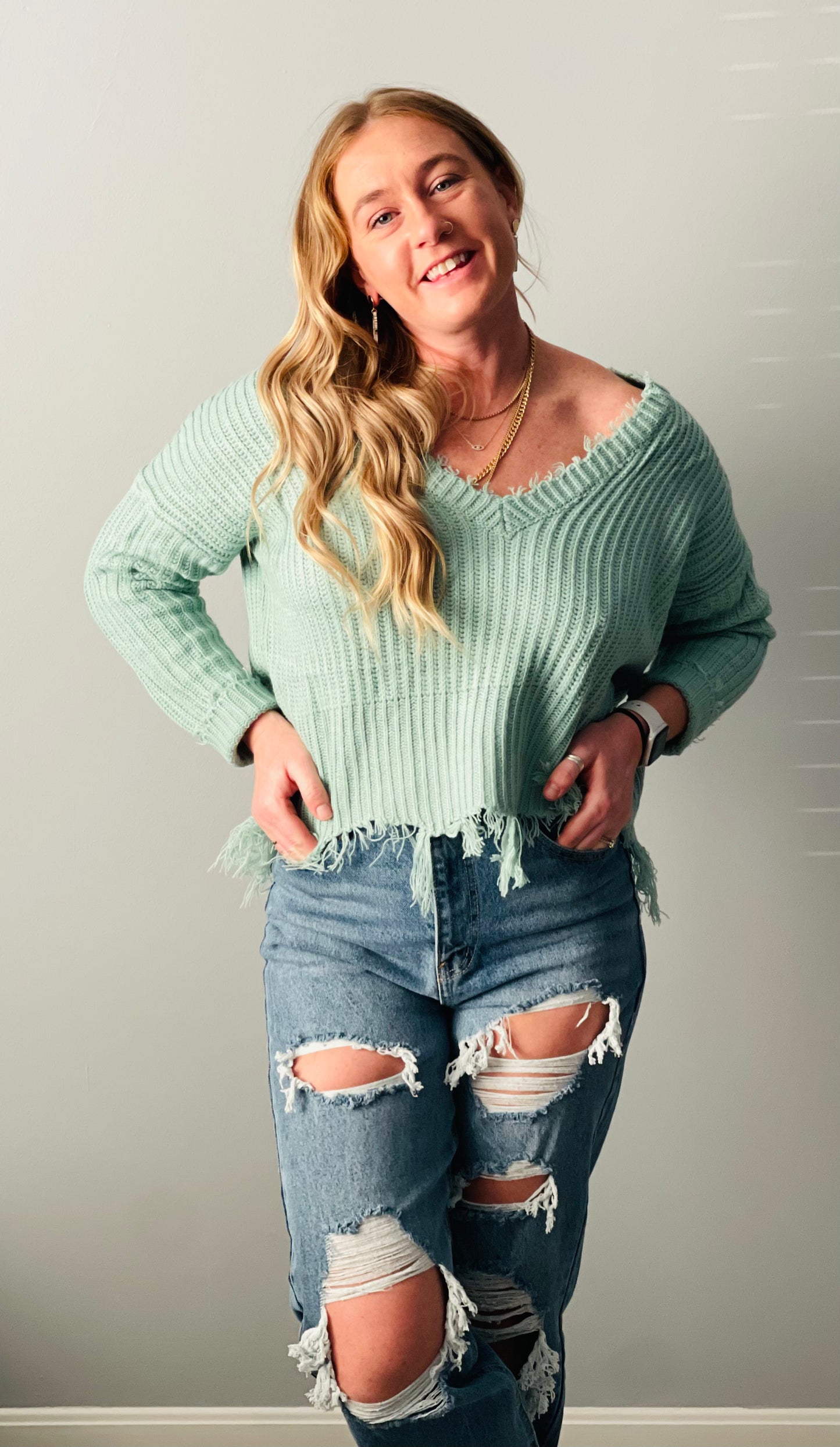 Mint To Be Sweater