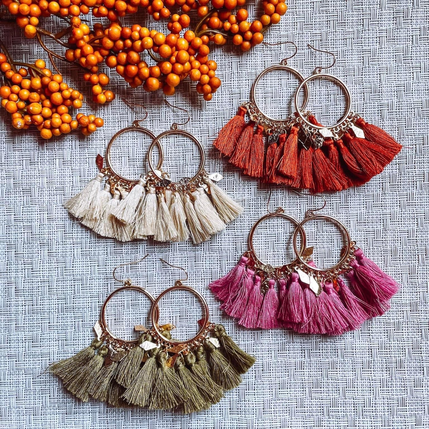 Fall Tassle Earrings