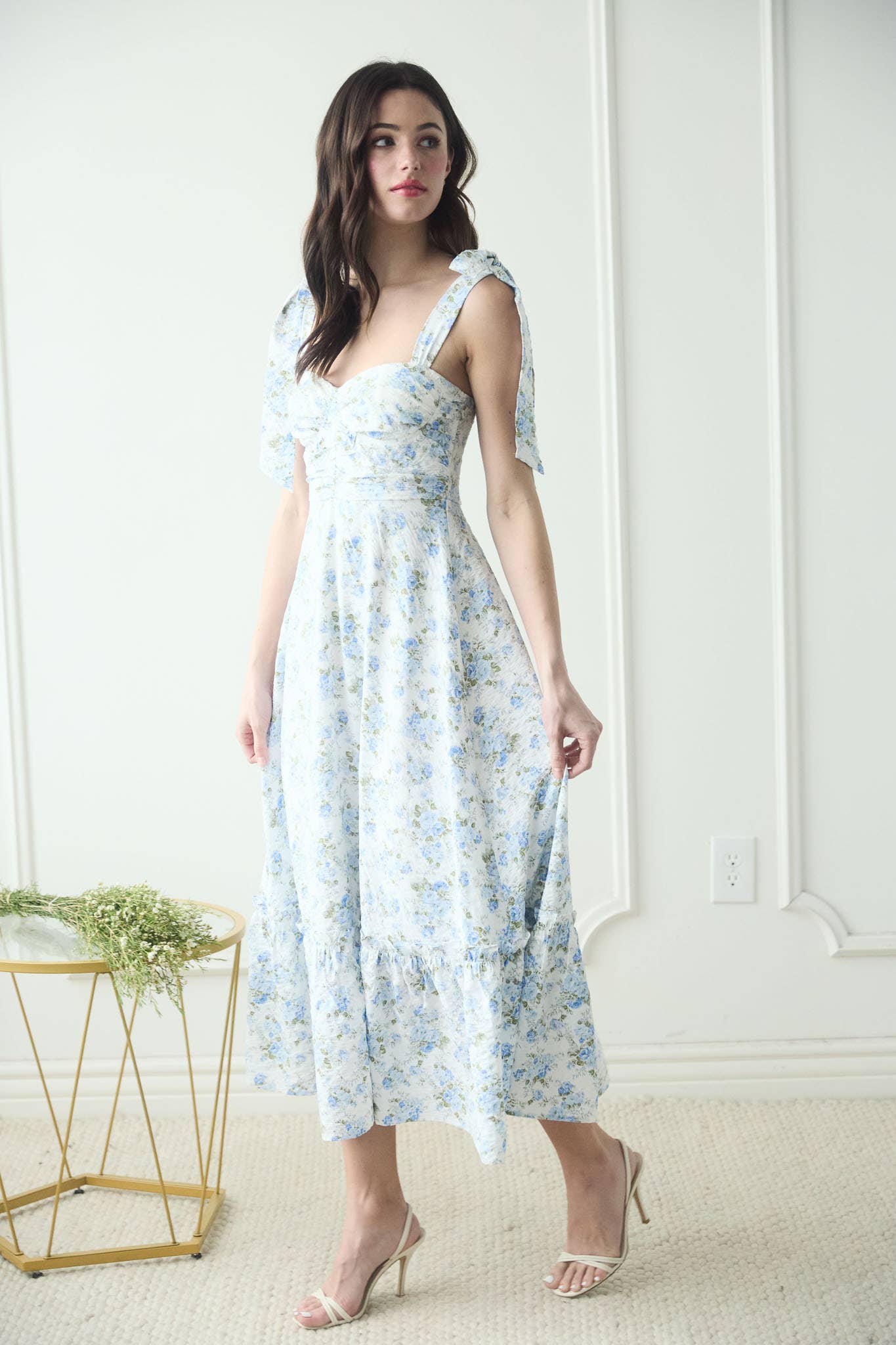 New Beginnings Floral Maxi Dress