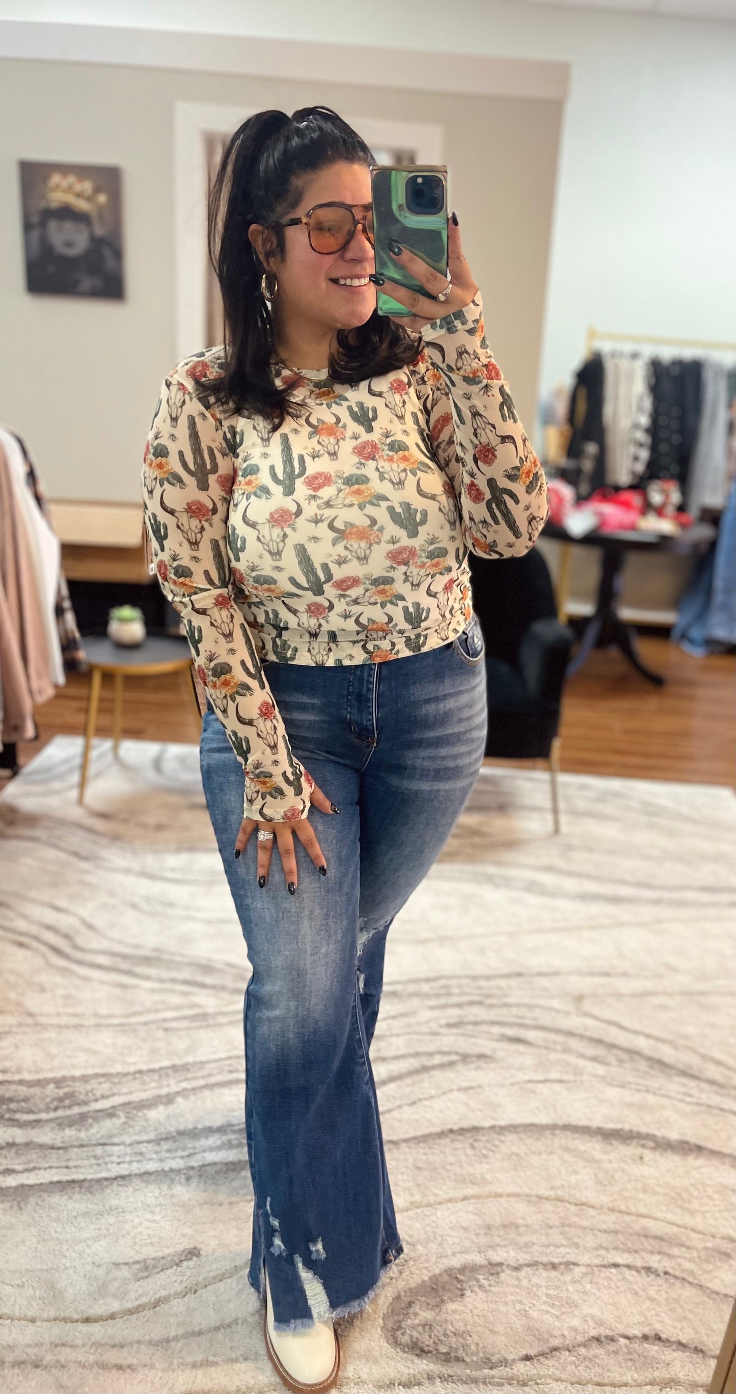 Diesel Split Hem Jeans