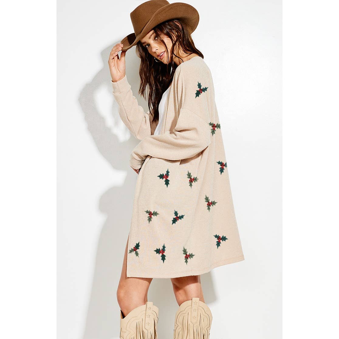 Christmas Lightweight Cardigan
