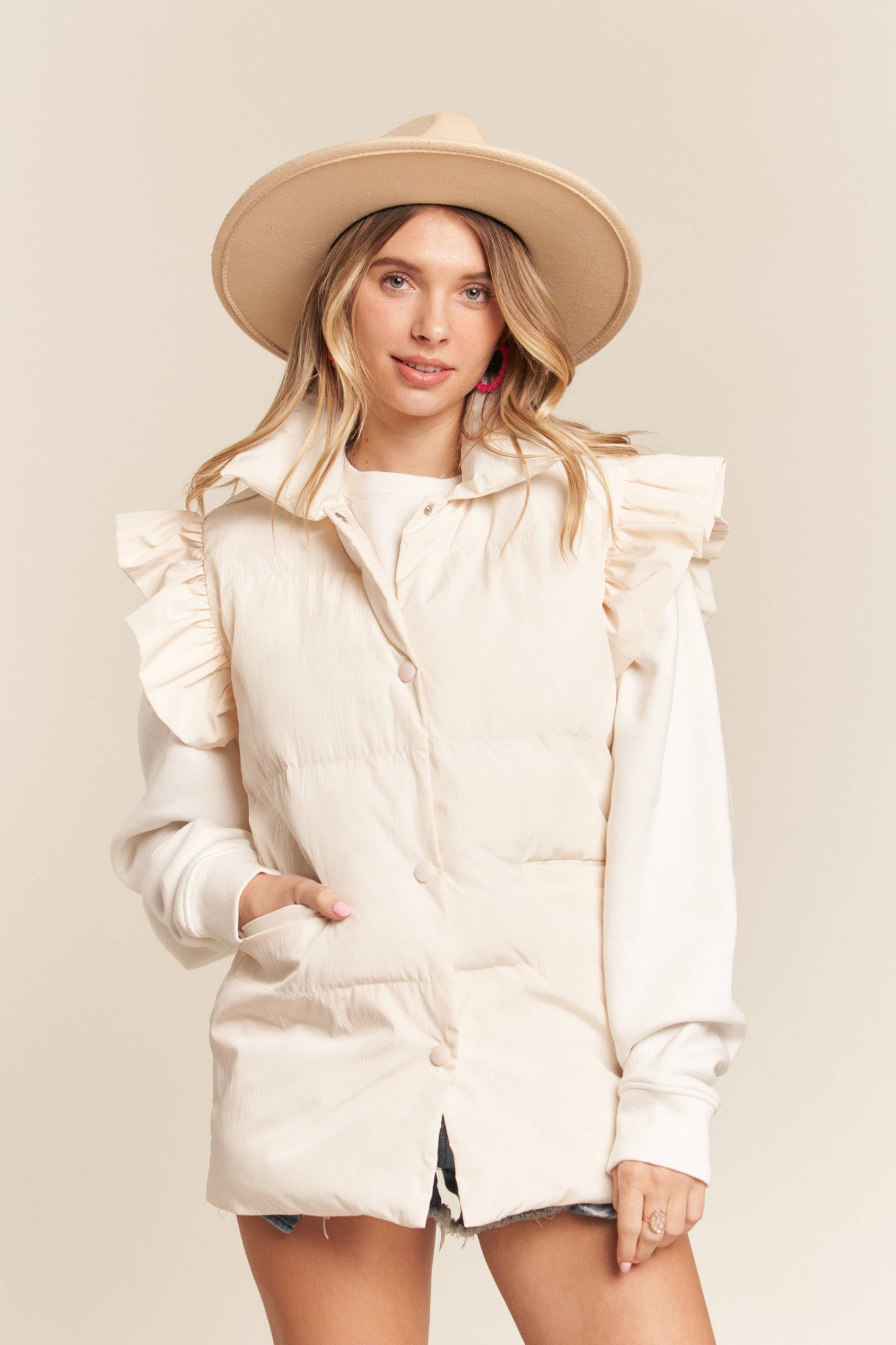 Reign Ruffle Vest