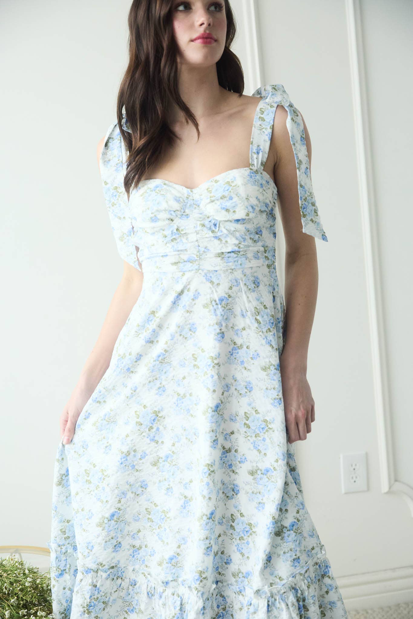 New Beginnings Floral Maxi Dress