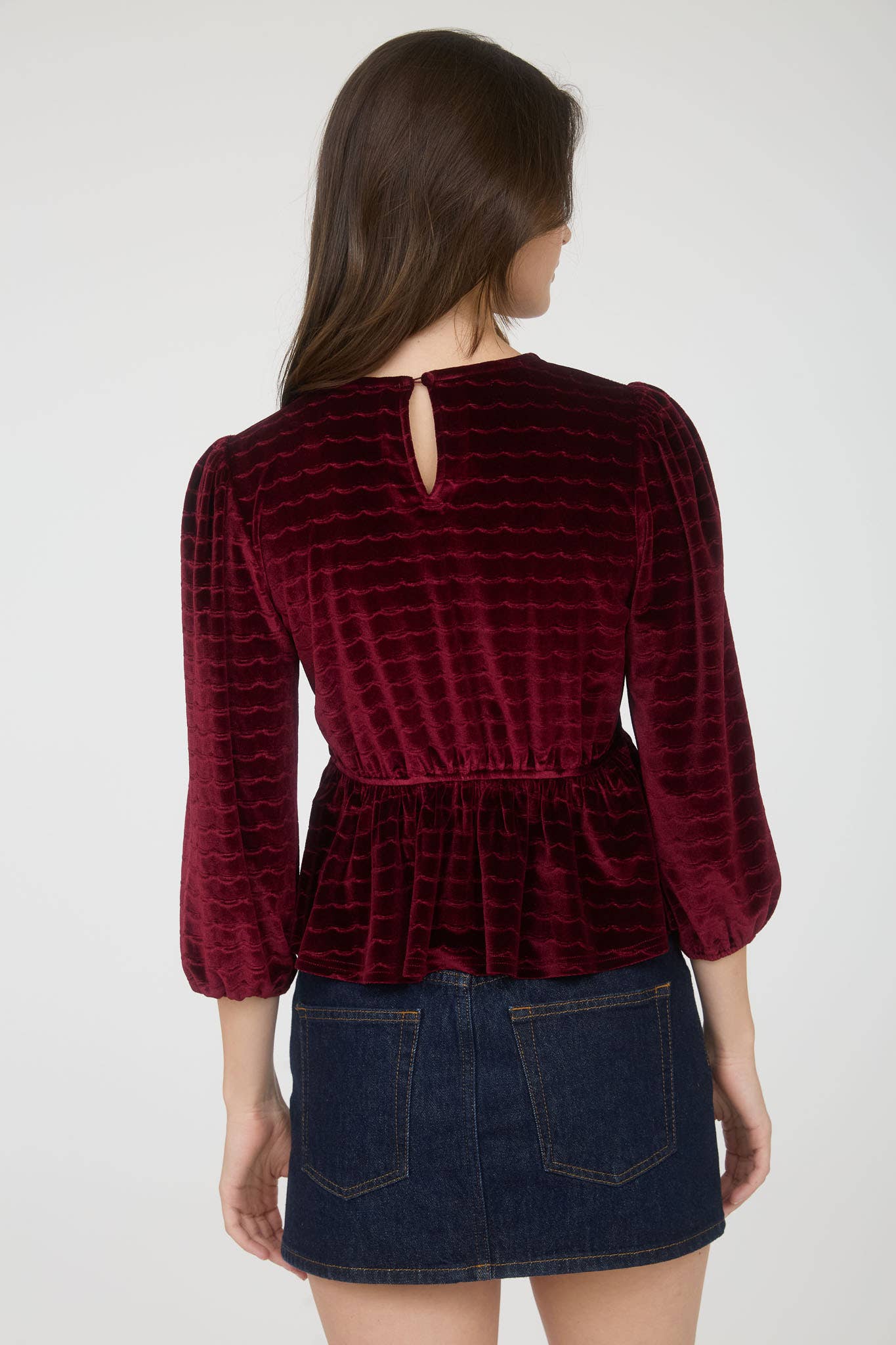 Velvet Belle Bow Top