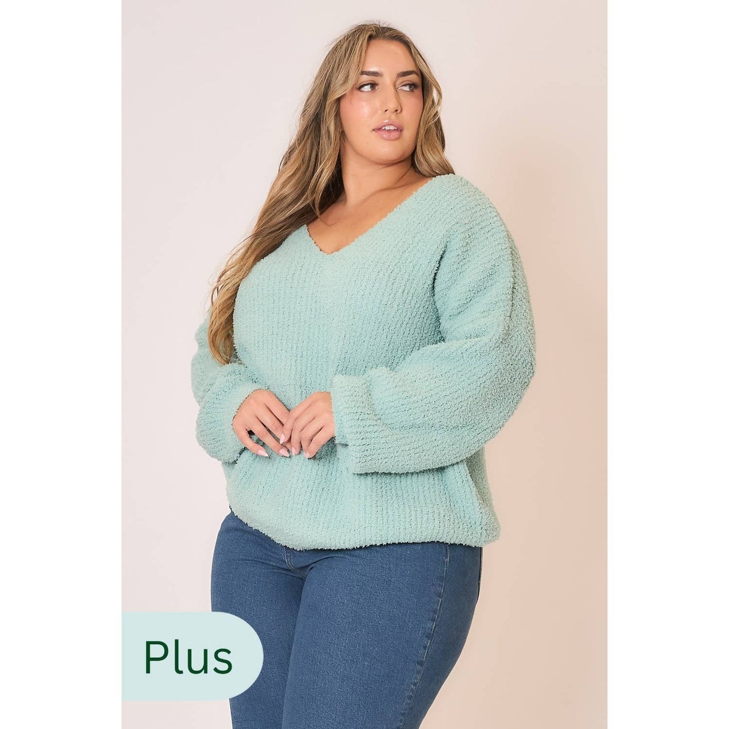 Layla Light Knit V Neck Pullover