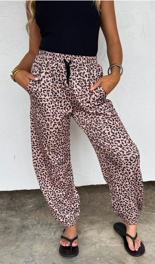 Coco Cheetah Joggers