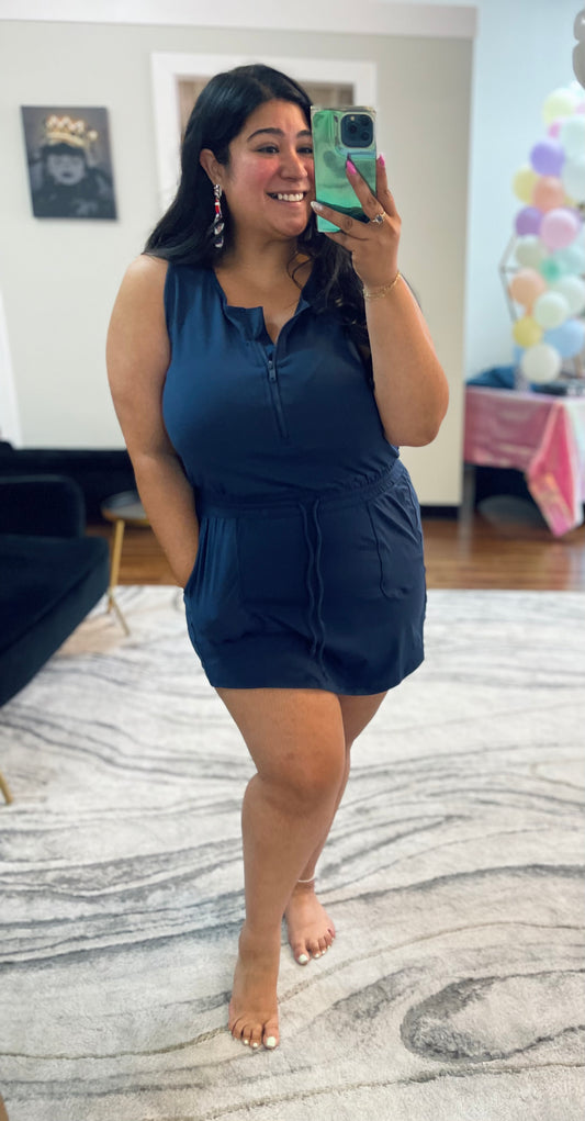 Makes my day romper dress