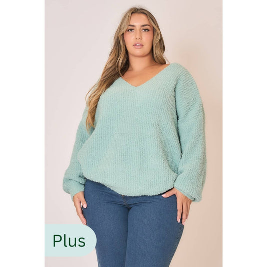 Layla Light Knit V Neck Pullover