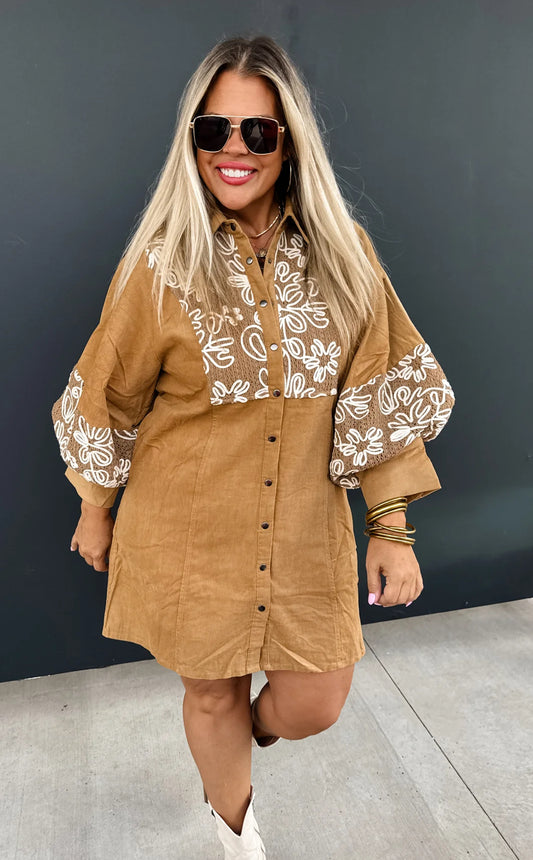 Willow Corduroy Dress Shacket