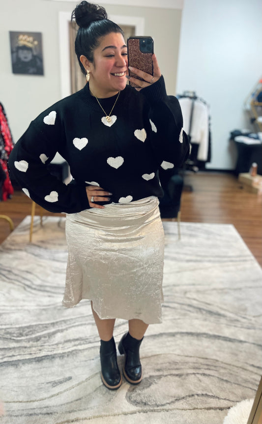 Classy Crinkle Skirt