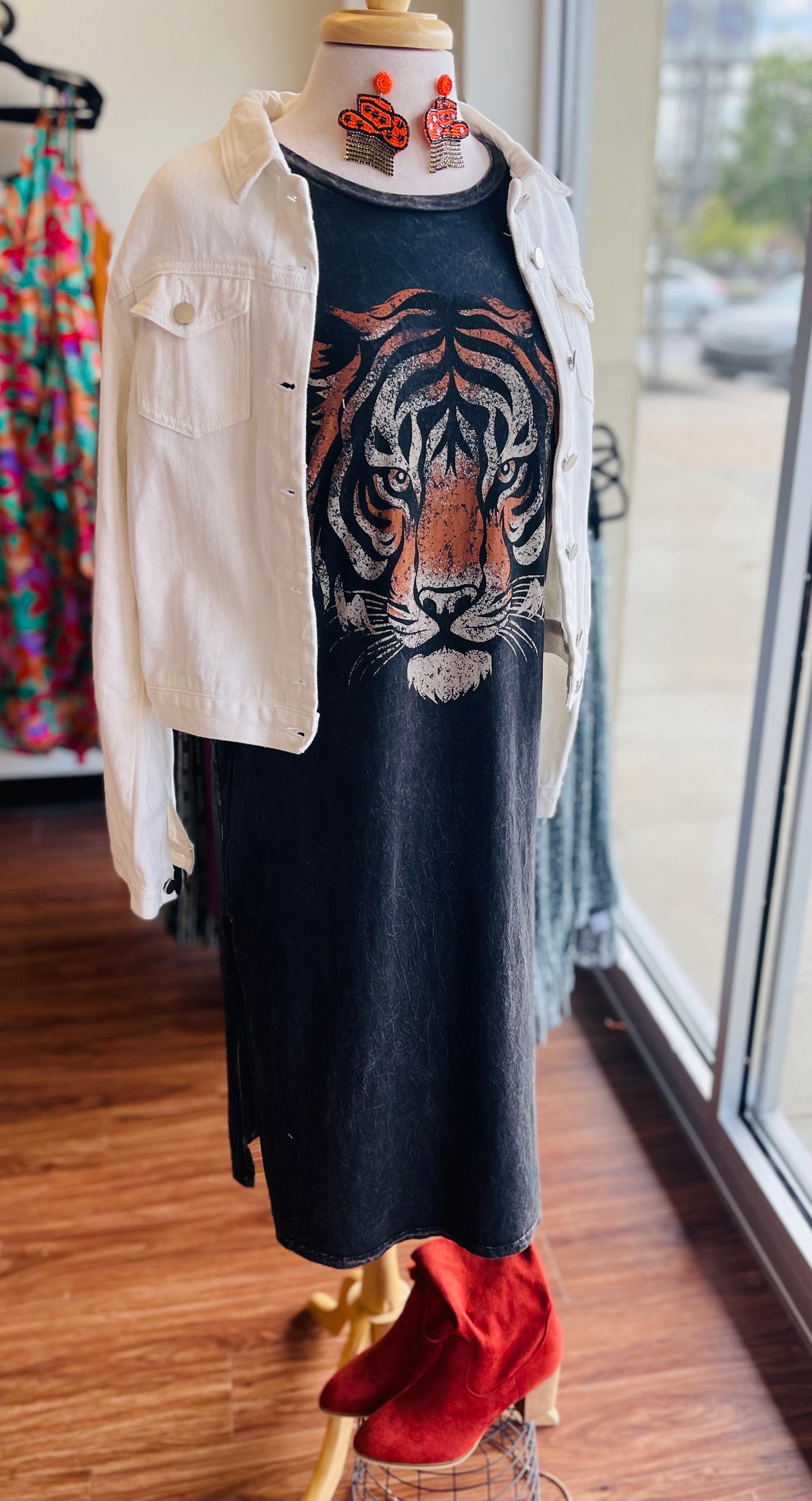 Wildly Chic Tiger Dress