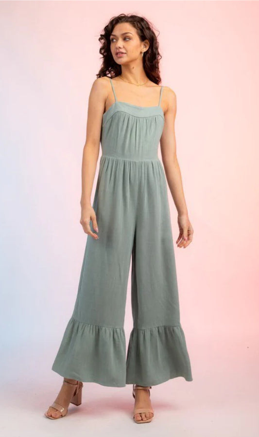 Sage is love jumpsuit