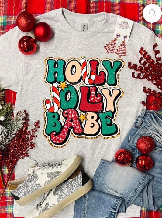 Holly Jolly Babe Tee