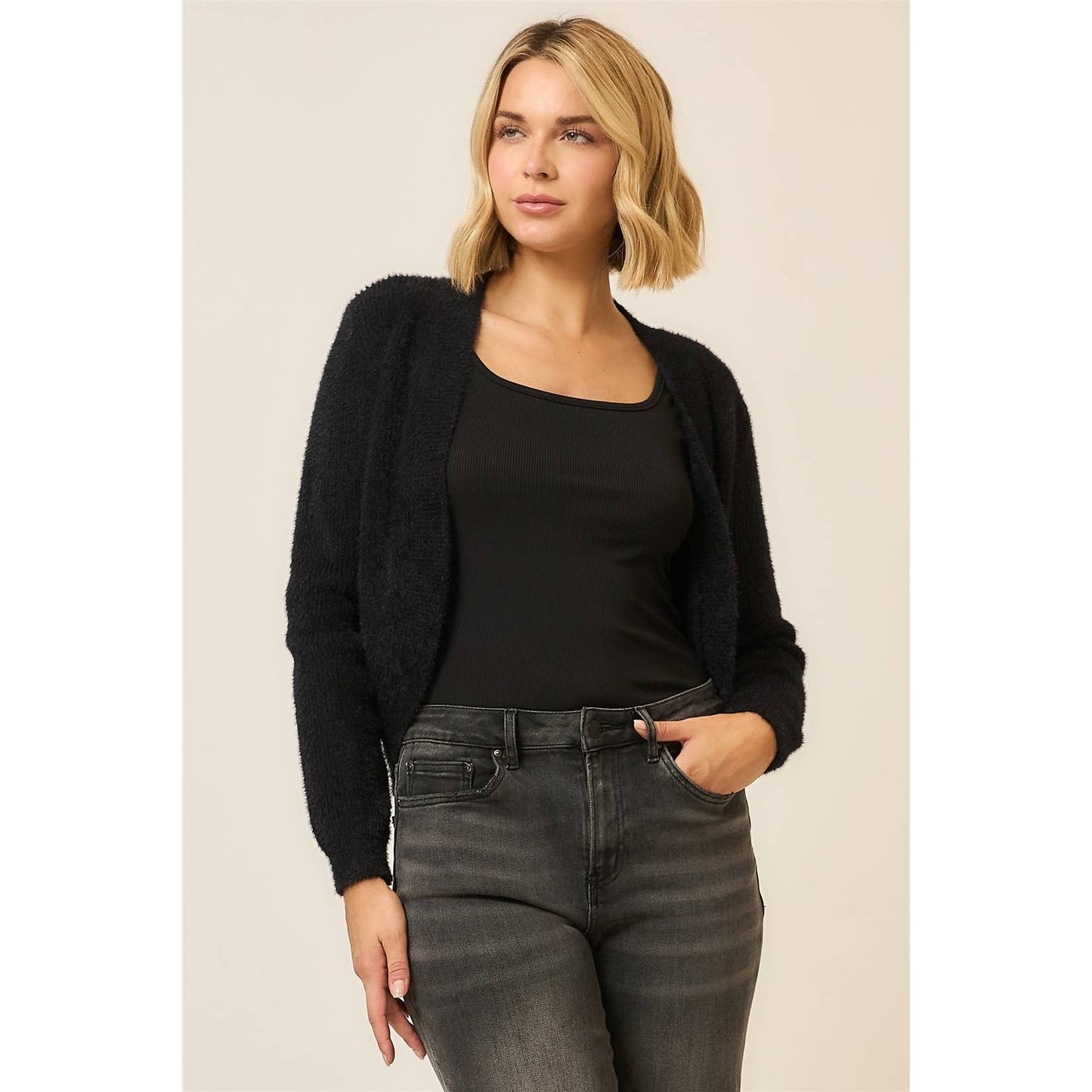Stylish Knit Cocoon Body Cardigan