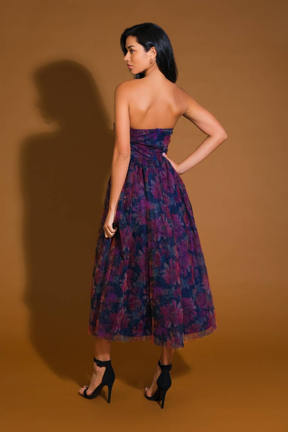 Main attraction organza midi dress
