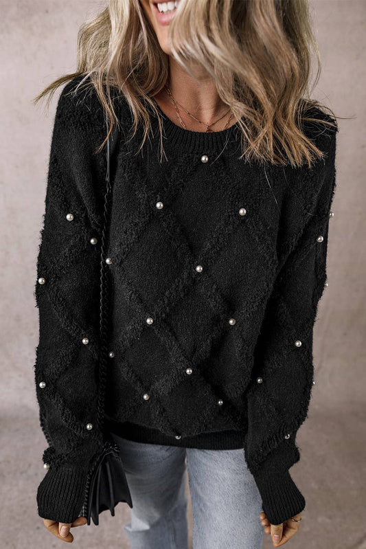 Pearl Embellished Sweater