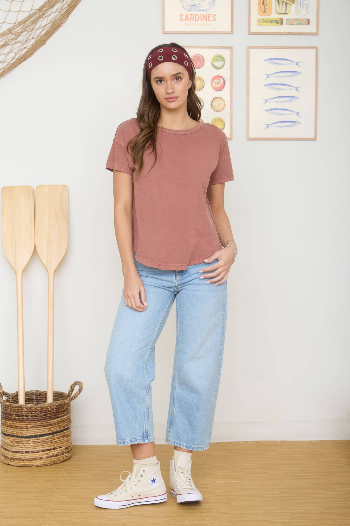 Raw Hem Everyday Top