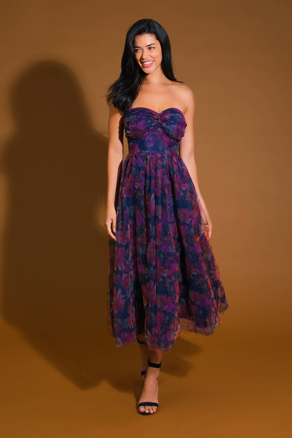 Main attraction organza midi dress