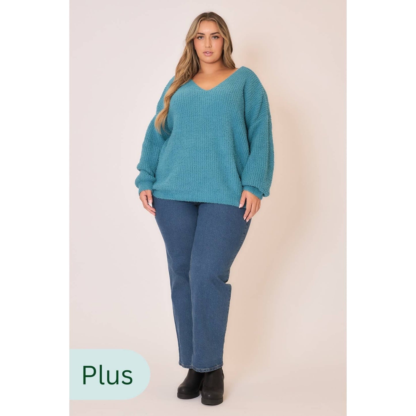 Layla Light Knit V Neck Pullover