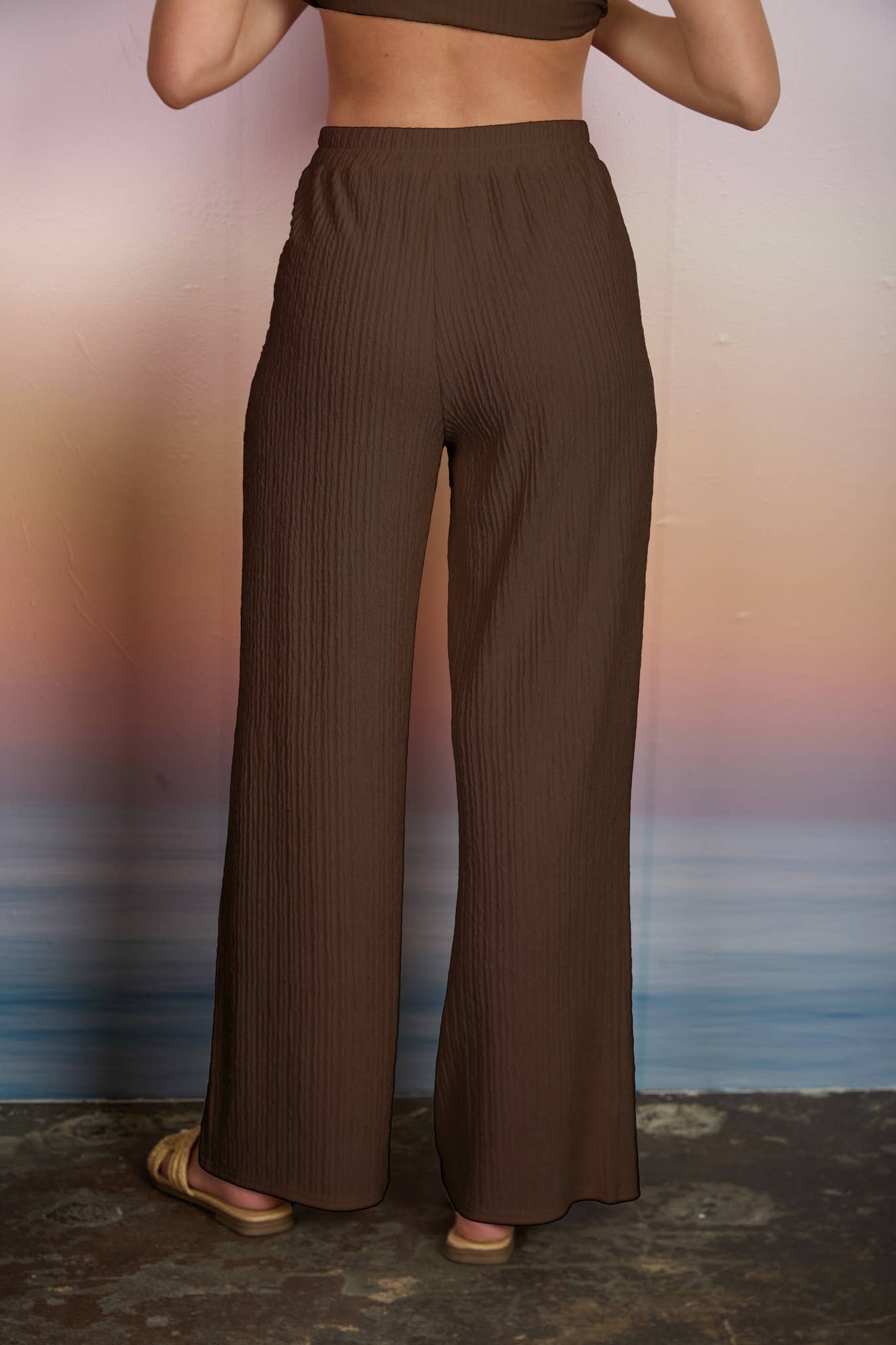 Chic Textured Pants