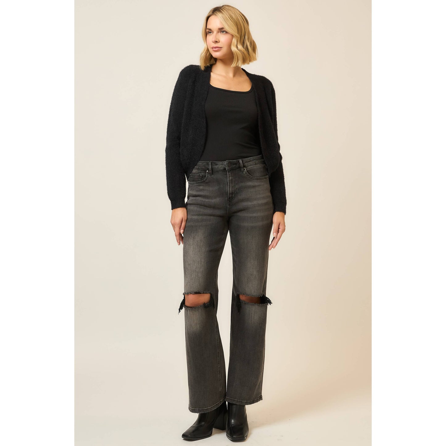 Stylish Knit Cocoon Body Cardigan