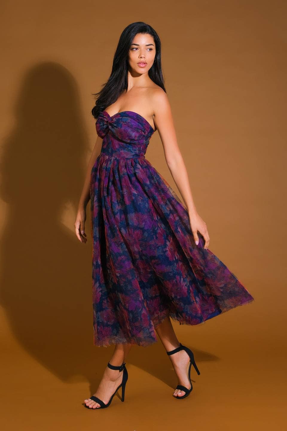 Main attraction organza midi dress