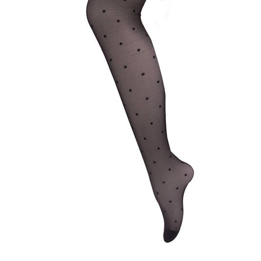 Polka Dot Black Sheer Tights Pantyhose Fishnet Stocking
