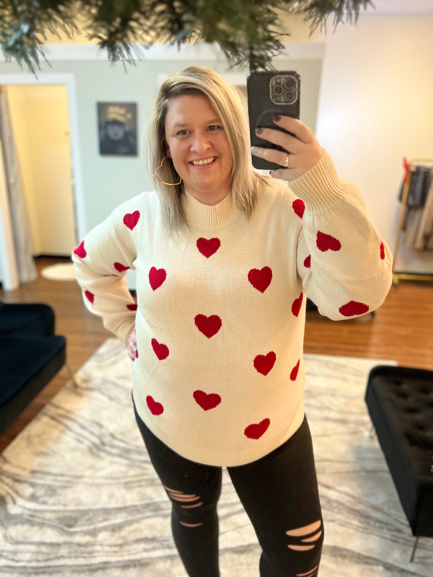 Queen of Hearts Sweater